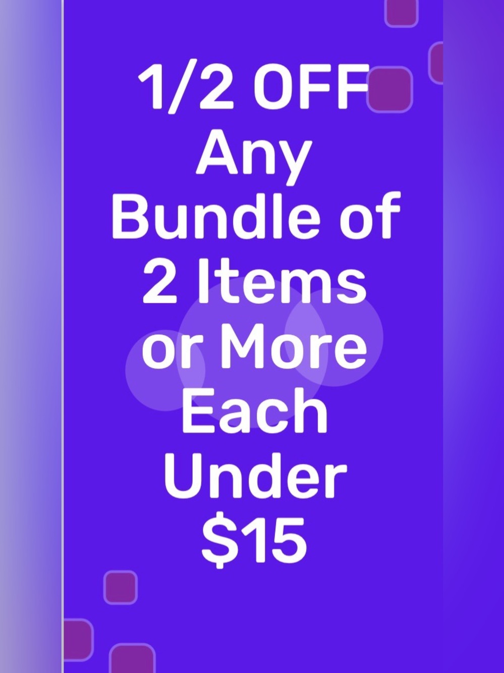 Bundle! Bundle! Bundle!